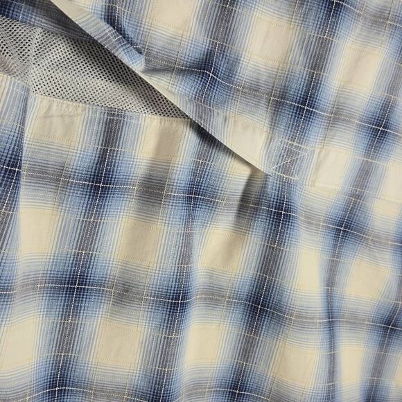 Simms Fishing Shirt Button Down Plaid Vented 2XL - Picture 7 of 11